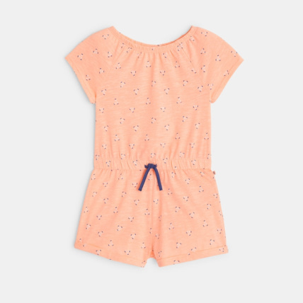 Avis Combishort en jersey imprimé rose fille OKAIDI 1
