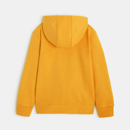 Avis Sweat-shirt uni à capuche jaune garçon OKAIDI 3
