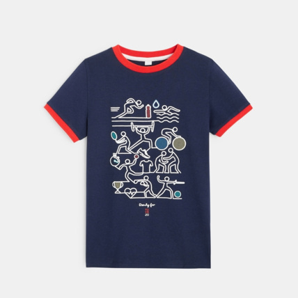 Avis T-shirt des supporteurs bleu garçon OKAIDI 1