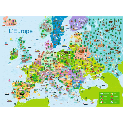 Avis Puzzle Carte d'Europe - de 7 ans RAVENSBURGER 2