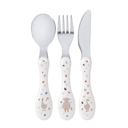 Avis Set de couvert 3 pièces mouton Tiny Farmer LÄSSIG 1