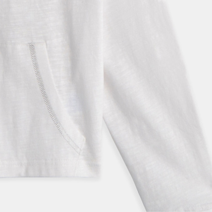 Avis T-shirt à capuche blanc fille OKAIDI 4