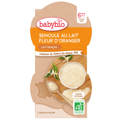 Avis Semoule au Lait Fleur d'Oranger Babybio 1