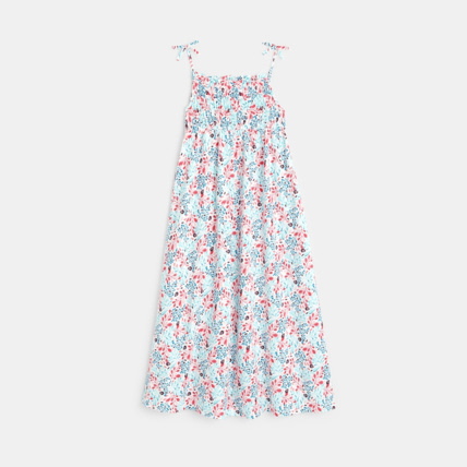 Avis Longue robe à smocks imprimée fille OKAIDI 1