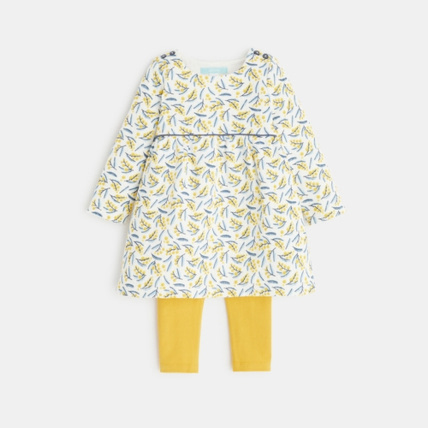 Avis Robe effet pointelle mimosa et legging OBAÏBI 1