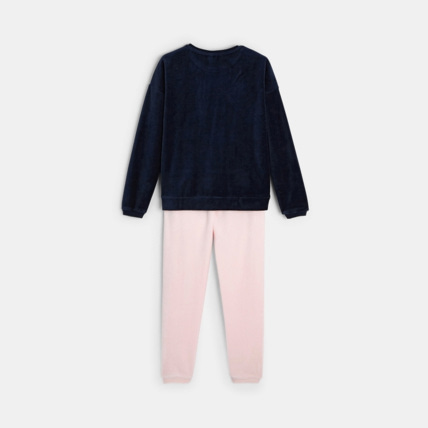 Avis Pyjama en velours éponge bleu fille OKAIDI 3