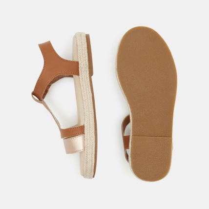 Avis Sandale bride T à semelle corde beige fille OKAIDI 3