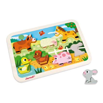 Avis Puzzle Chunky Ferme JANOD 1