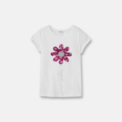 Avis T-shirt à sequins magiques rose fille OKAIDI 2