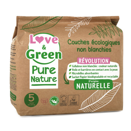 Avis Couches écologiques Love & Green Pure Nature Love & Green 6