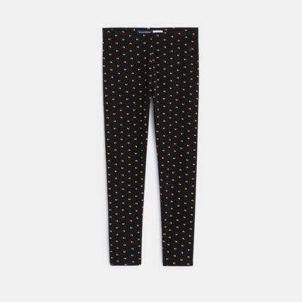 Avis Leggings imprimés de petits motifs noir fille OKAIDI 1