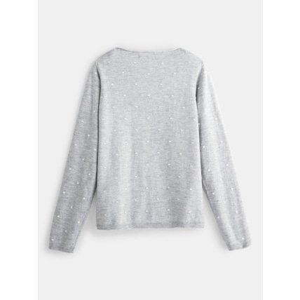 Avis Gilet à pois gris fille OKAIDI 2