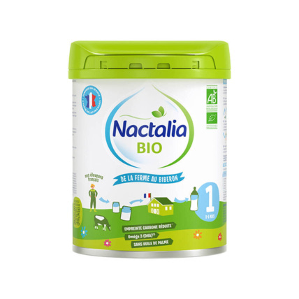 Avis Lait bio infantile 1er âge 0-6 mois Nactalia BIO 1