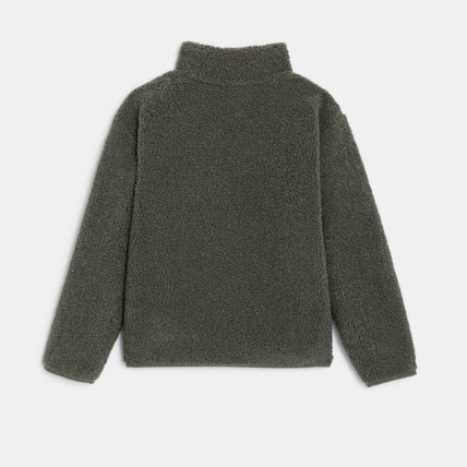 Avis Sweat en polaire sherpa vert garçon OKAIDI 4