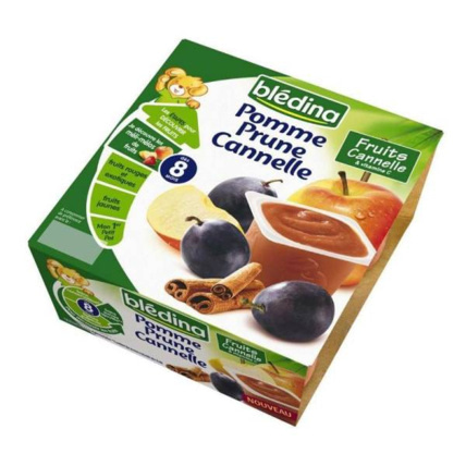 Avis Coupelles fruits Pomme Prune Cannelle Blédina 1
