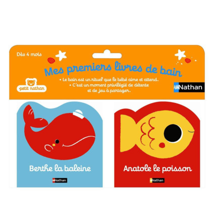 Avis Mes premiers livres de bain Berthe la baleine et Anatole le poisson Oxybul 1