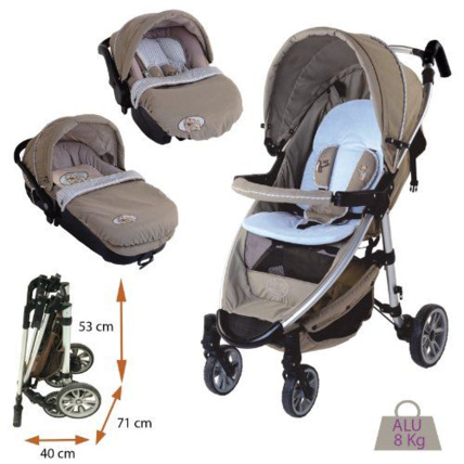 Poussette 2025 citadine trio