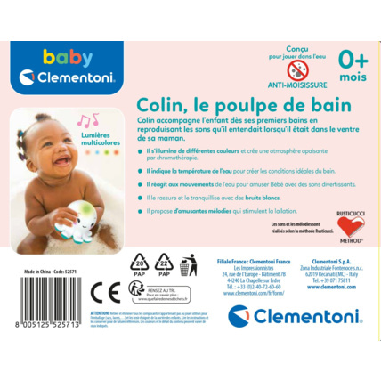 Avis Colin, le poulpe de bain Clementoni 3