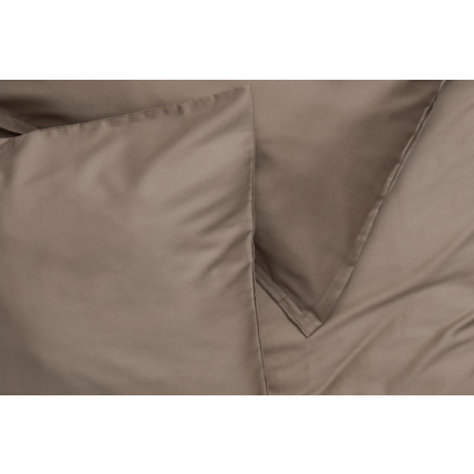 Avis Housse de couette en satin de coton - Taupe Mon Lit Cabane 5