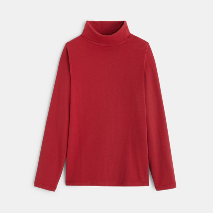 Avis T-shirt col roulé manches longues rouge garçon OKAIDI 1