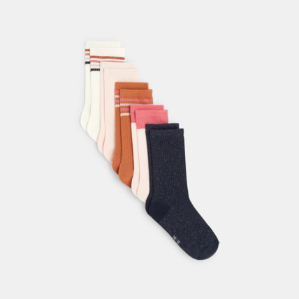 Avis Chaussettes en maille côtelée (lot de 5) fille OKAIDI 1