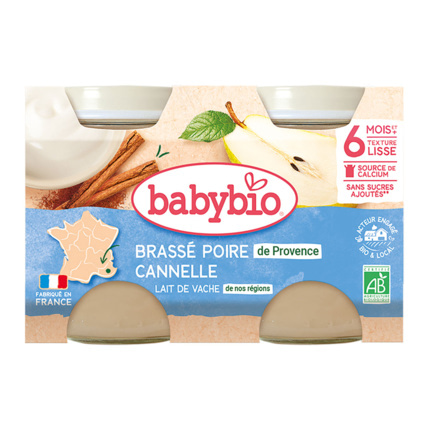 Avis Brassé Poire de Provence Cannelle Babybio 1