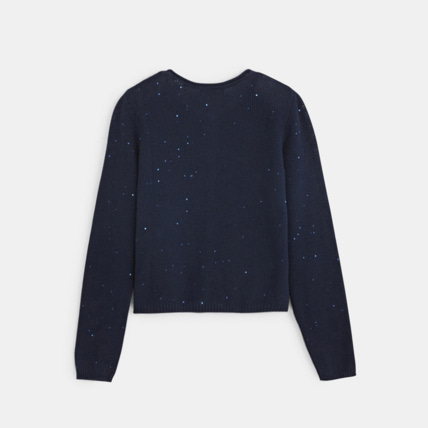 Avis Gilet à sequins bleu fille OKAIDI 2