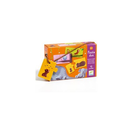 Avis Puzzle Duo Maman et Bébé DJECO 1