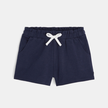 Avis Short maille imprimé feuillage bleu fille OKAIDI 2