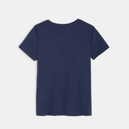Avis T-shirt uni bleu garçon OKAIDI 4