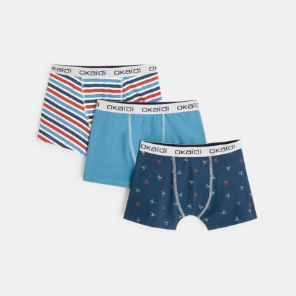 Avis Boxers (lot de 3) bleu garçon OKAIDI 1
