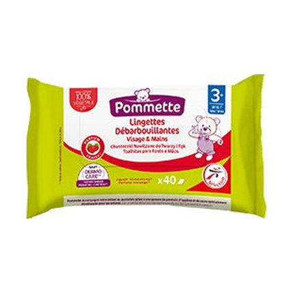 Avis Lingettes débarbouillantes visage et mains fraise 3+ ans Pommette 1