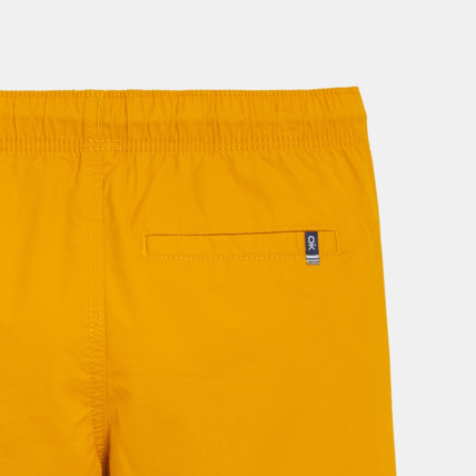 Avis Bermuda slim en toile unie jaune garçon OKAIDI 4