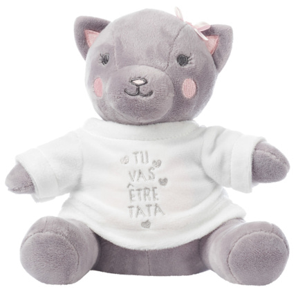 Avis Habillage pour peluche annonce de naissance "tu vas être tata" Prémaman 2