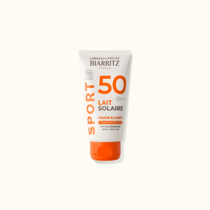 Avis Lait solaire sport SPF50 Laboratoires de Biarritz 1