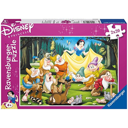 Avis Puzzle - Blanche Neige chez les nains - 2x20 pièces RAVENSBURGER 1