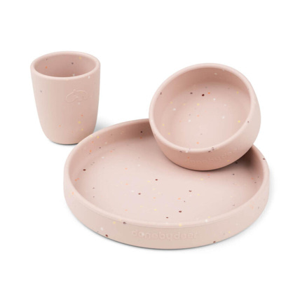 Avis Coffret repas silicone Confetti DONE BY DEER 1