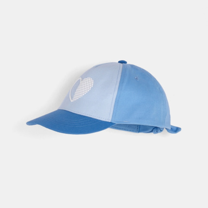 Avis Casquette toile bicolore turquoise fille OKAIDI 1
