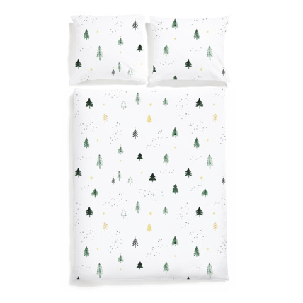 Avis Housse de couette en satin de coton - Sapins Mon Lit Cabane 1