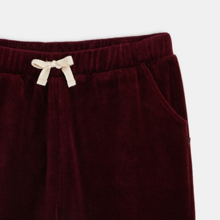 Avis Pantalon de jogging en velours violet fille OKAIDI 3