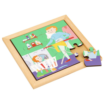 Avis Puzzle en bois La lessive Educo 1