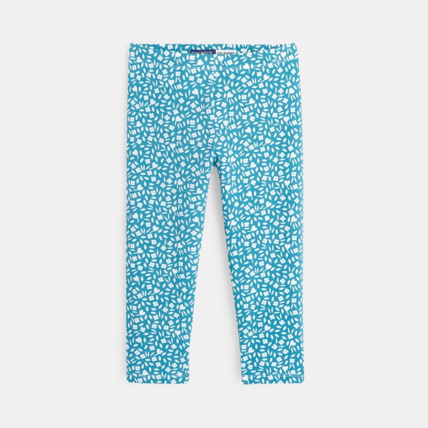 Avis Legging 3/4 imprimé fleuri vert fille OKAIDI 1