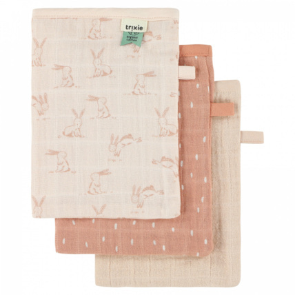 Avis Gants de toilette en mousseline 3pack mix Trixie 5