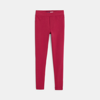 Avis Jeggings unis en jersey milano rose fille OKAIDI 1