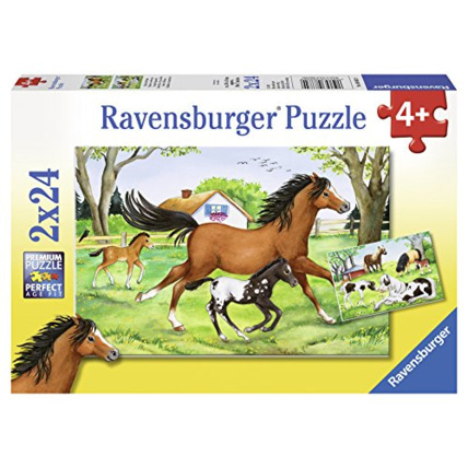 Avis Puzzle - Monde de chevaux - 2x24 pièces RAVENSBURGER 1