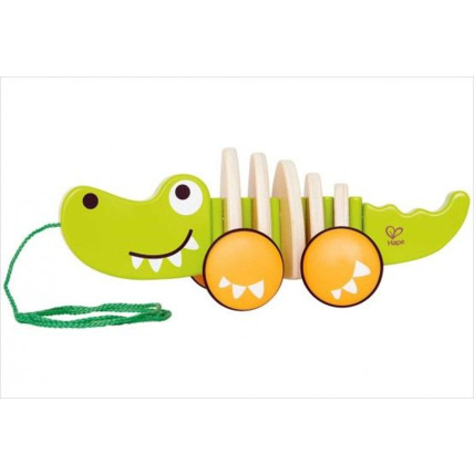Avis Crocodile à tirer en bois HAPE 1