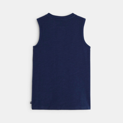 Avis Débardeur en jersey flammé bleu garçon OKAIDI 3