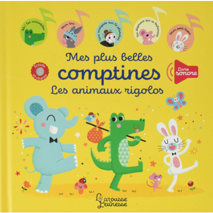 Avis Livre Mes plus belles comptines les animaux rigolos LAROUSSE 1