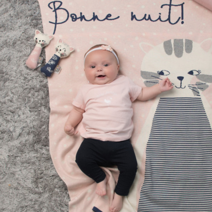 Avis Hochet tricoté en coton bio, Chaton Sevira Kids 7
