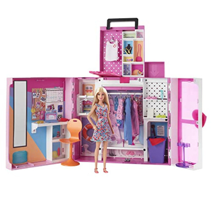 Avis Barbie - Poupée et coffret dressing Deluxe BARBIE 1